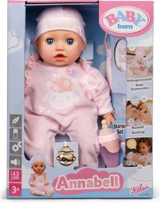 Puppe BABY born Annabell 43 cm mit elektronischen Funktionen