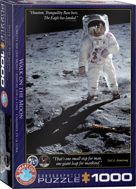 Puzzle Neil A. Armstrong: Erste Schritte auf dem Mond 1000 Teile