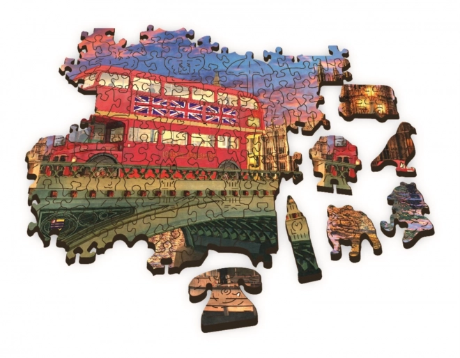 Holzpuzzle Westminster-Palast, Big Ben - 501 Teile