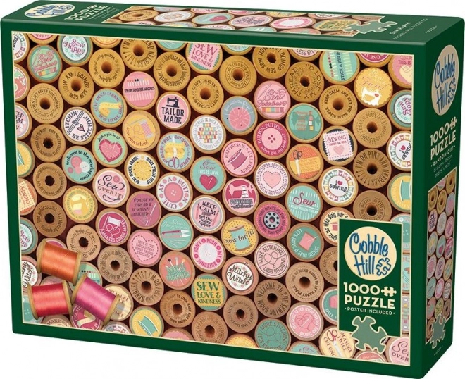 Puzzle glückliches Sticken 1000 Teile