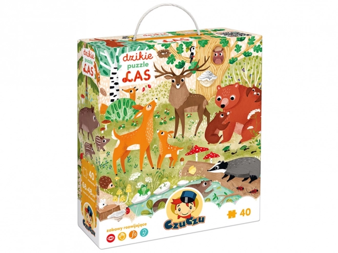 CzuCzu Puzzle Wilder Wald 40 Teile