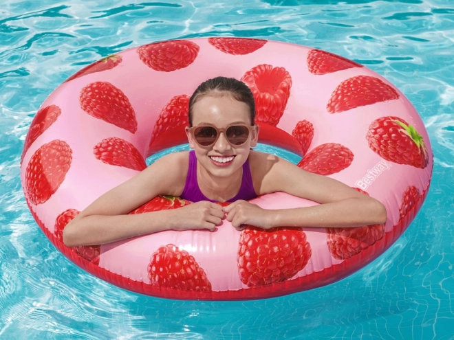 Bestway großes Schwimmring Himbeeren Design