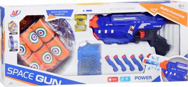 Spielzeugpistole SPACE GUN mit Schaumstoff- und Gelmunition