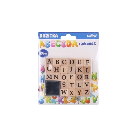 Abc Stempelset mit Tinte
