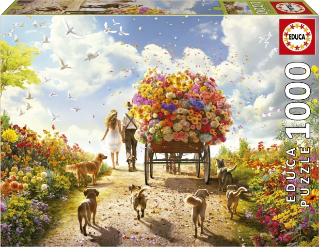 Educa Puzzle Blumenlieferung 1000 Teile