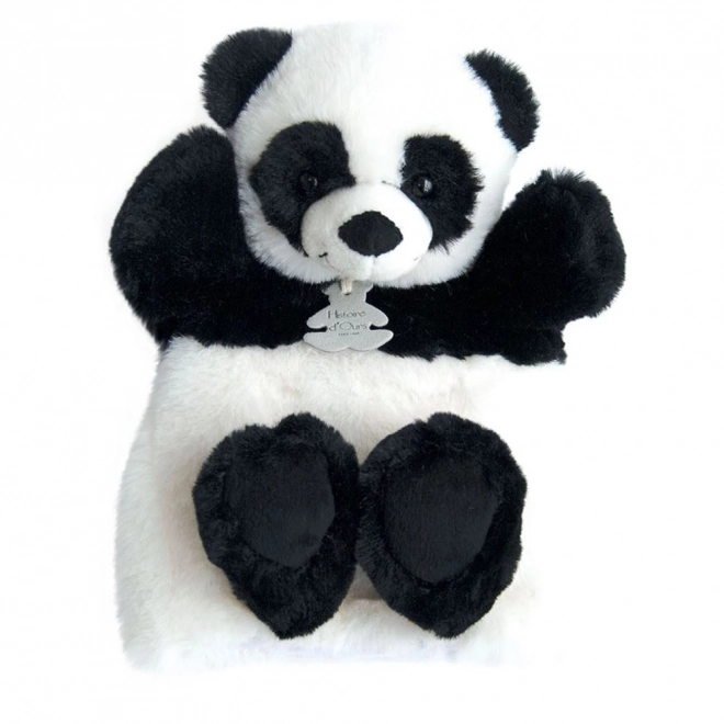 Panda Plüsch-Handpuppe von Histoire d'Ours