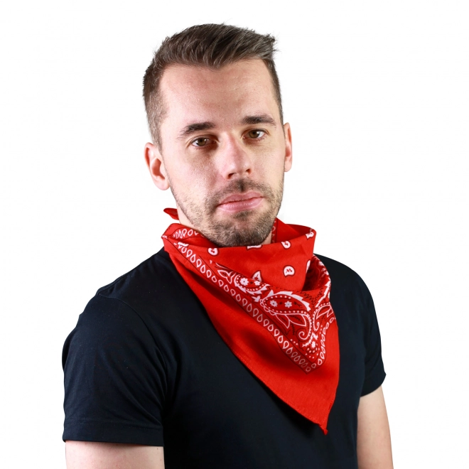 Rotes Cowboy-Bandana