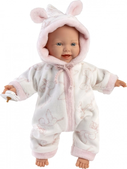 Llorens Little Baby realistische Babypuppe mit weichem Stoffkörper