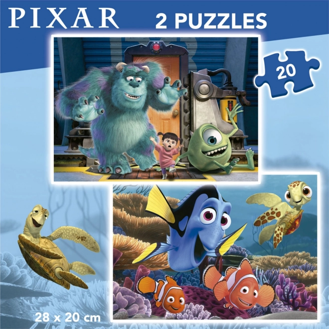 Disney Pixar Puzzle 2x20 Teile