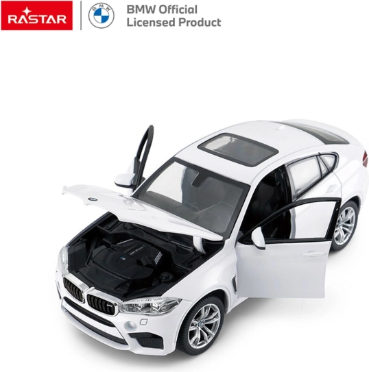 Metallmodell BMW X6 M 1:24 weiß RASTAR