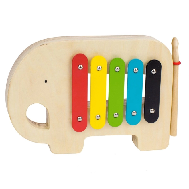 Verspieltes Elefantendesign und Regenbogentöne