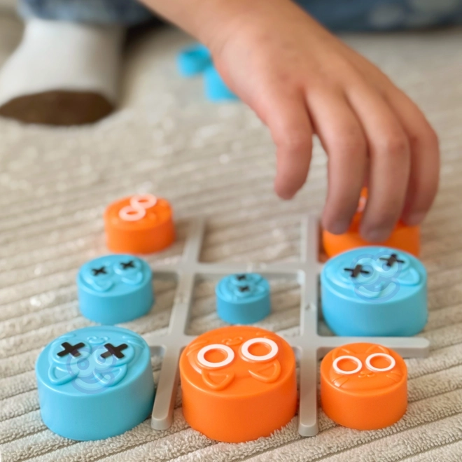 Woopie tragbares Tic-Tac-Toe-Spiel mit Katzenmotiv