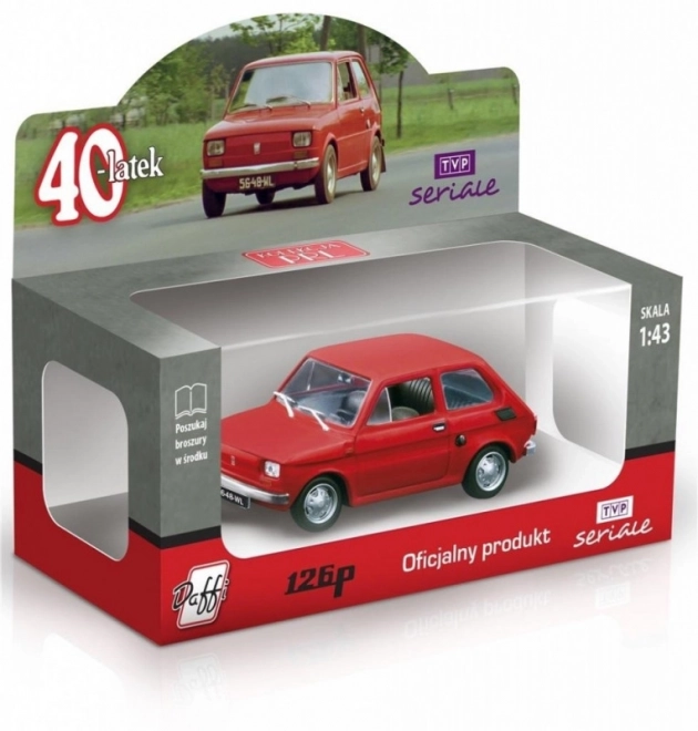 Historisches Automodell FIAT 126p "Vierzigjähriger"