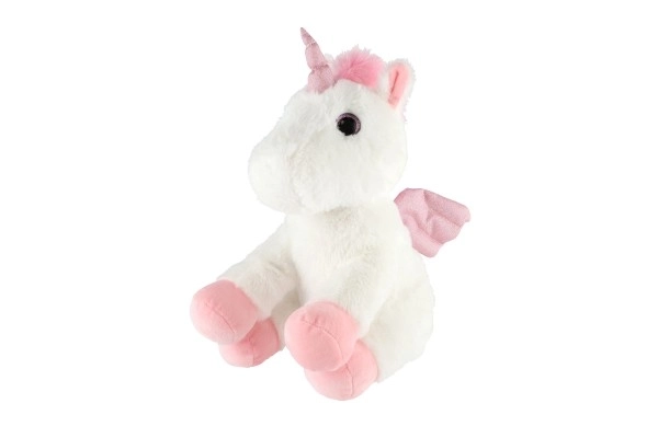 Plüsch-Einhorn mit Flügeln und Lichteffekten