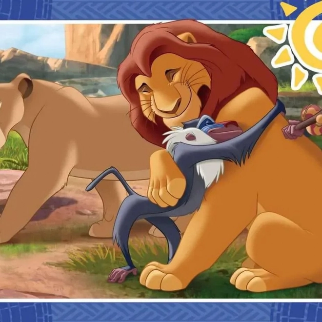 Ravensburger Puzzle Disney: Der König der Löwen 4×42 Teile