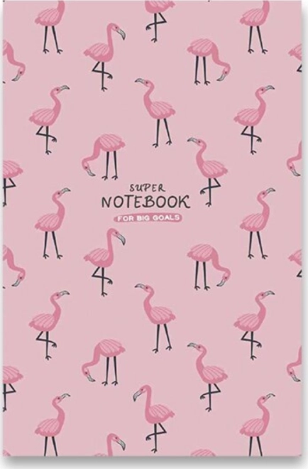 Notizbuch Hund & Flamingo A6