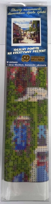 Norimpex Diamant Malerei Sonnige Gasse 30x40 cm
