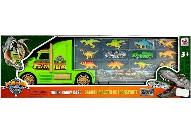 Dinosaurier-Truck Spielset Grün