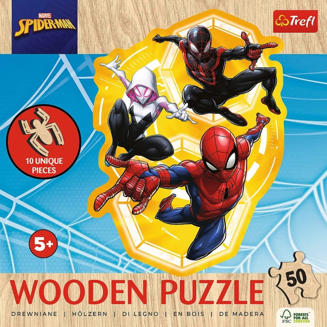 Spiderman: Bereit für die Action Holzpuzzle