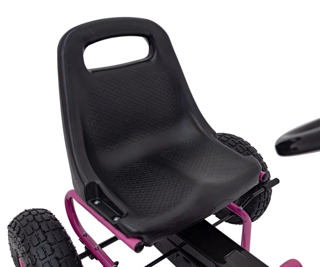 Gokart mit Pedale Air PerHour für Kinder Rot – rosa