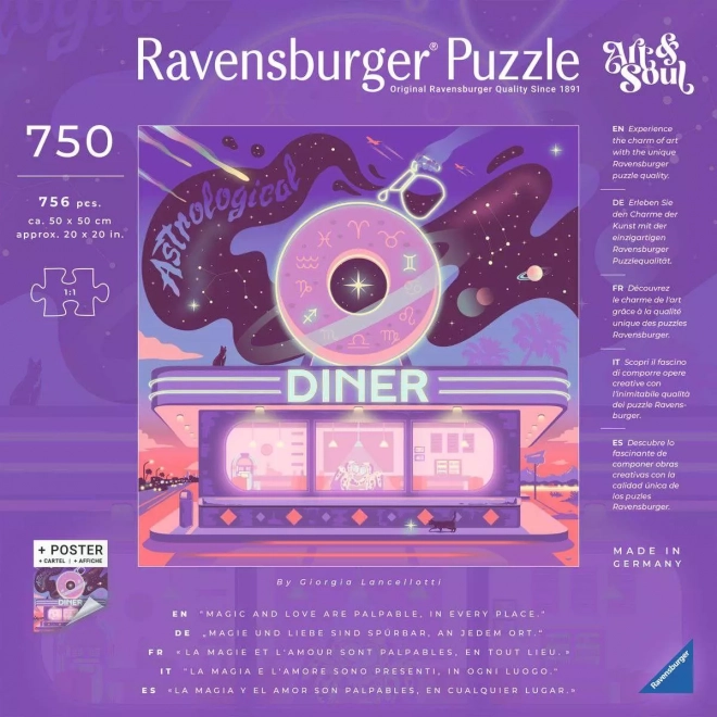 Ravensburger Art & Soul Astrologische Tisch Puzzle 750 Teile