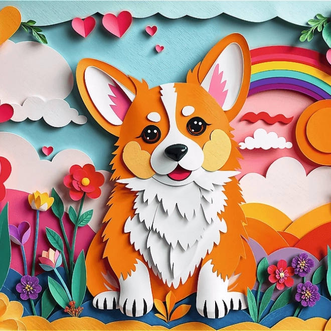 Trefl Puzzle Paper Art: Welpe 160 Teile