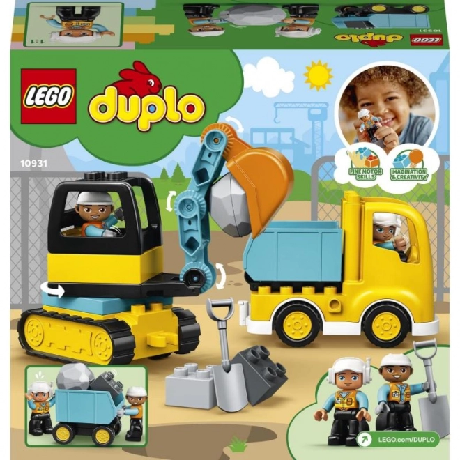 Lego Duplo - Lastwagen und Raupenbagger