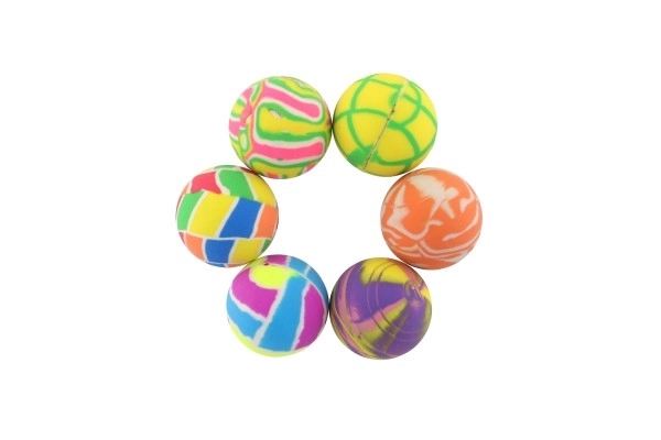 Bunter Springball 3,2 cm im 70er-Set