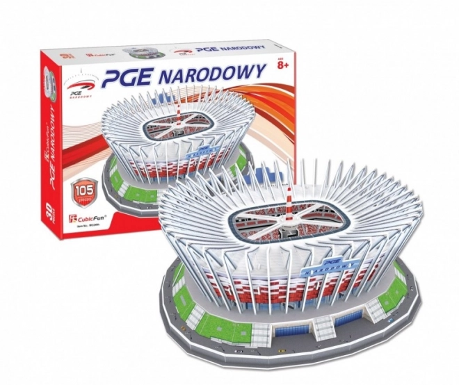 3D-Puzzle Stadion PGE Narodowy 105 Teile