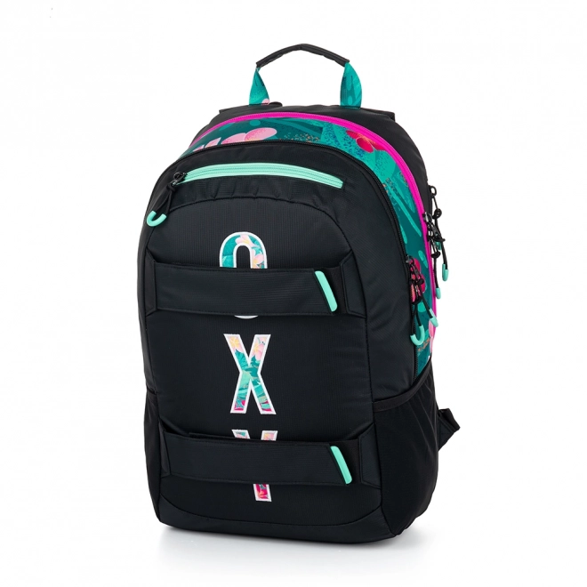 Schulrucksack Set mit Etui OXY Sport Tropic