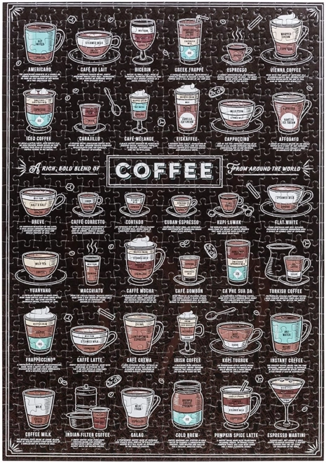 Puzzle für Kaffeeliebhaber 500 Teile