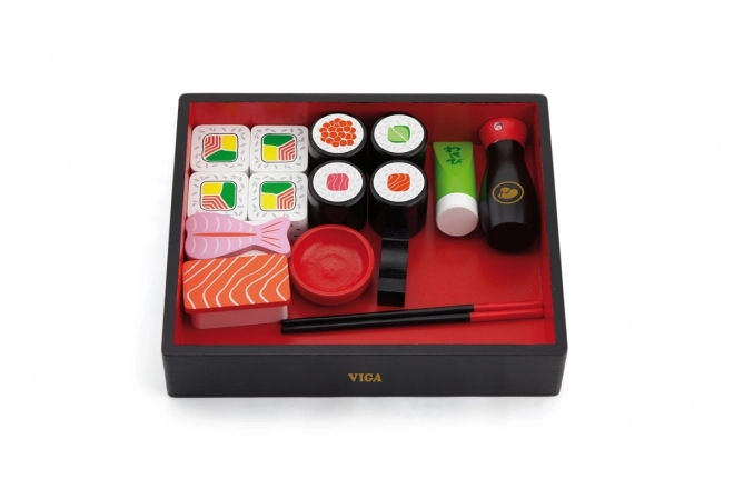 Holz Sushi Set