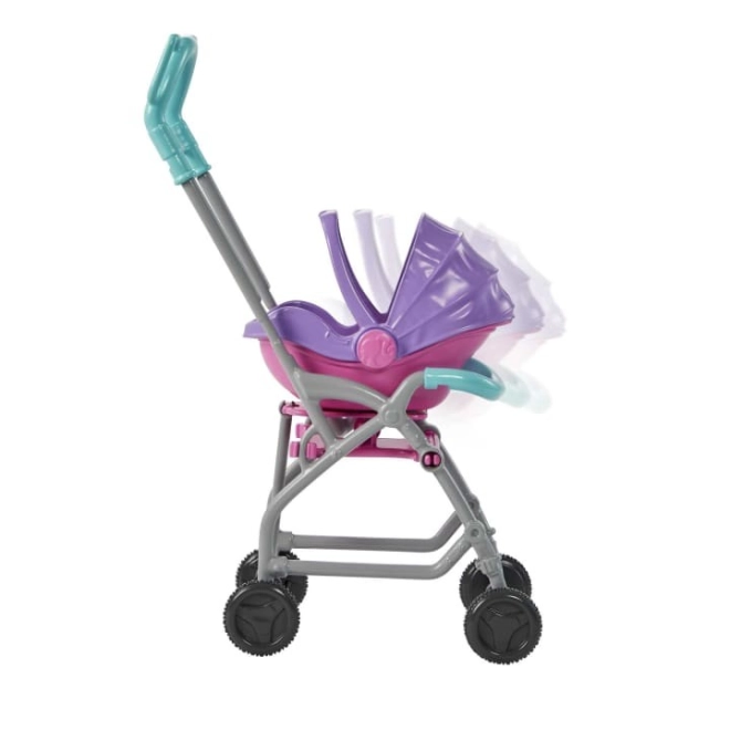 Wippender Kinderwagen für ein realistisches Fahrgefühl