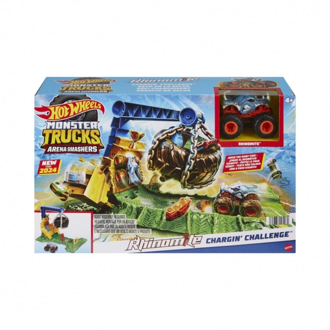 Hot Wheels Monster Trucks Arena: Herausforderung für Rhinomite Spielset