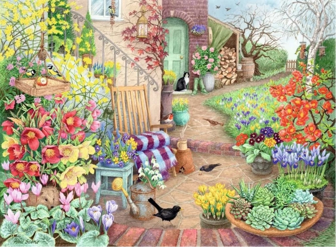 Ravensburger Puzzle Wunderschöne Gärten 4x500 Teile