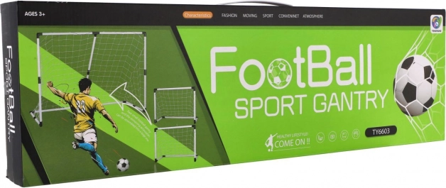 Fußballtor 2in1 mit Ball für Kinder