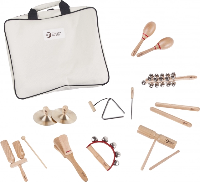 Klassischer Weltmusik-Instrumenten-Set