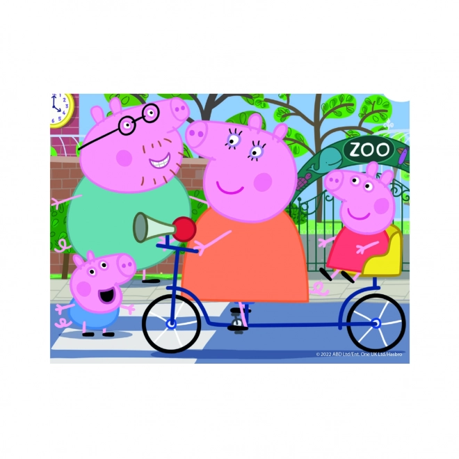 Dino Bilderwürfel Peppa Pig, 12 Würfel