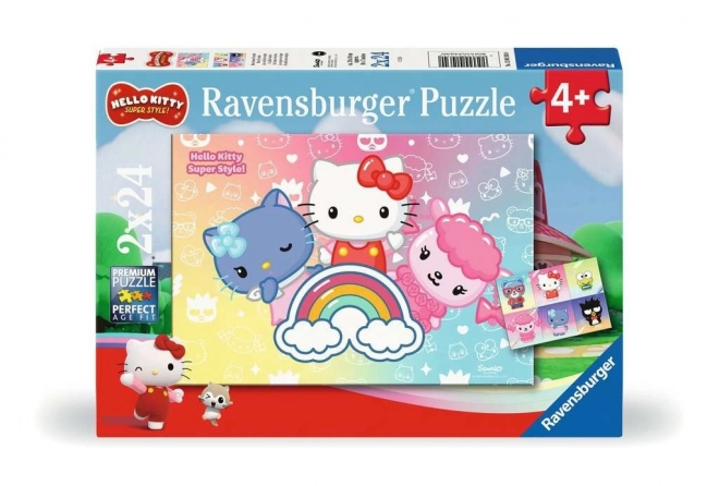 Hello Kitty Puzzle 2x24 Teile