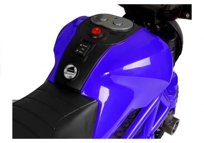 Akku Motorrad für Kinder Blau