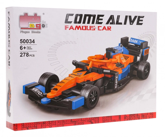 Rennwagen Bausatz F1 Orange 278 Teile