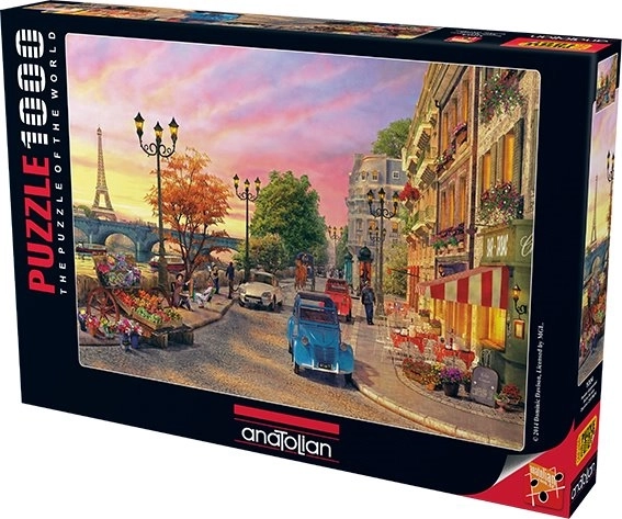 Puzzle Sonnenuntergang Über der Seine 1000 Teile