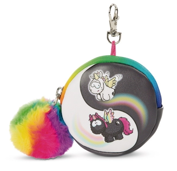 Einhorn-Münzgeldbörse Rainbow Yin & Rainbow Yang