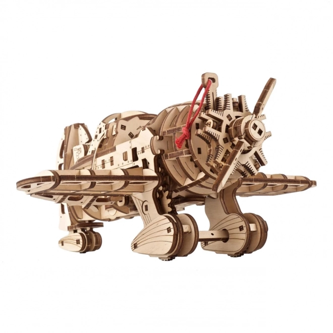 Ugears 3D Holzmechanik-Puzzle Mad Hornet Flugzeug