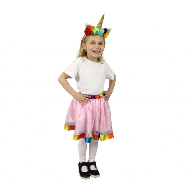 Tutu-Kleid Einhorn mit Haarreif für Mädchen