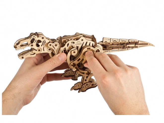 Ugears 3D Holzmechanisches Puzzle Tyrannosaurus Rex