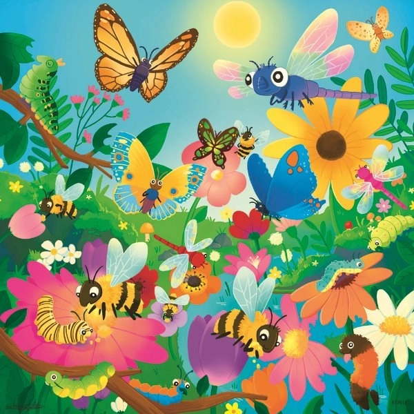 Puzzle Insektenfreunde 3x49 Teile