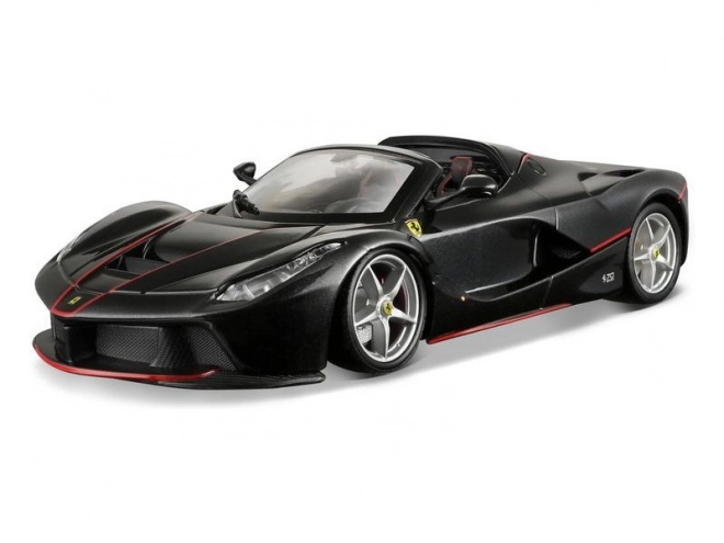 Bburago Ferrari LaFerrari Aperta in Metallic-Schwarz 1:24