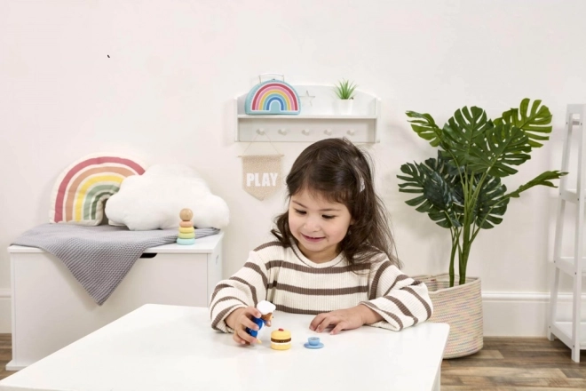 Regenbogen Paddington und Leckereien zum Tee