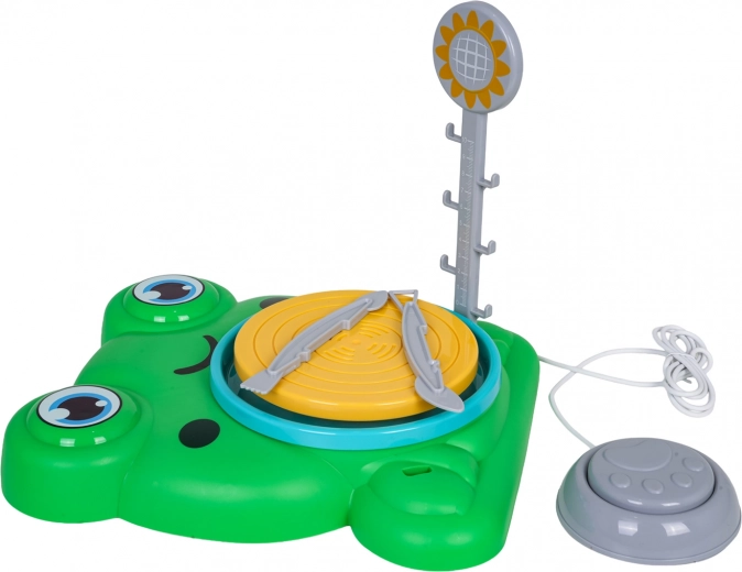 Zweistufiges Rad mit Fußpedal